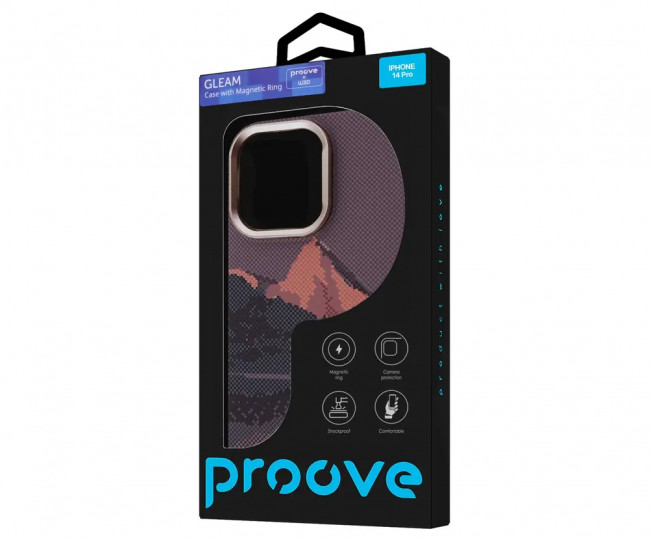 Чохол Proove Gleam Case with Magnetic Ring iPhone 14 Pro (gold peak)